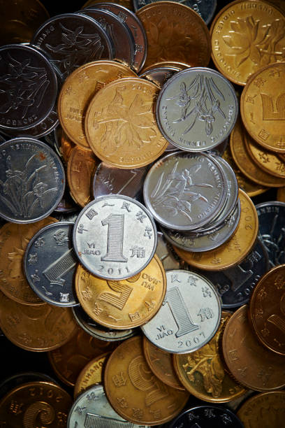 istock Chinese currency coins 1166651066