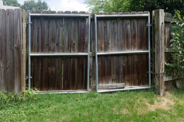 istock Reinforced Fence Gate 1166658460