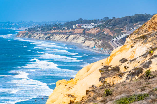 istock View from the sandstone cliffs above the Torrey Pines State Reserve and Beach on the coastline of La Jolla, San Diego, on the west coast in southern California 1166665743