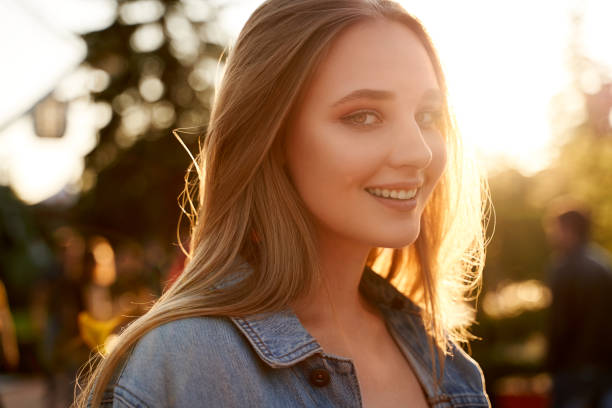 istock Close-up portrait of student with snow-white teeth 1166676868
