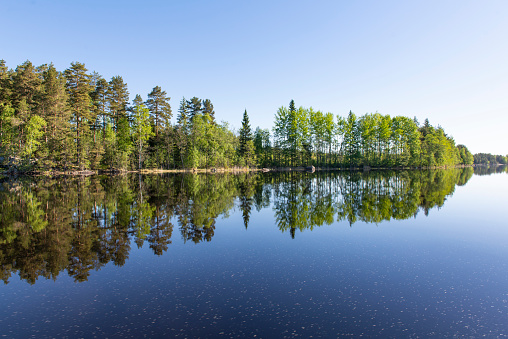 Finnish Lakeland and Linnansaari national park is one of the most popular tourism destinations in Northern Europe
