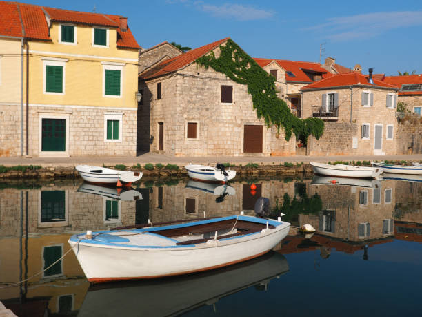 istock Morning tranquility in Vrboska 1166678070