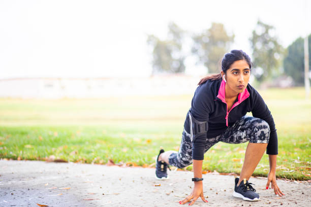 istock Indian Woman Working Out 1166693589