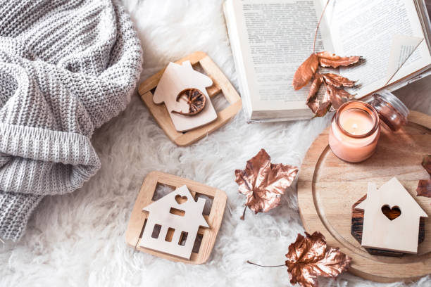 istock Cozy autumn and winter comfortable home life. 1166707901