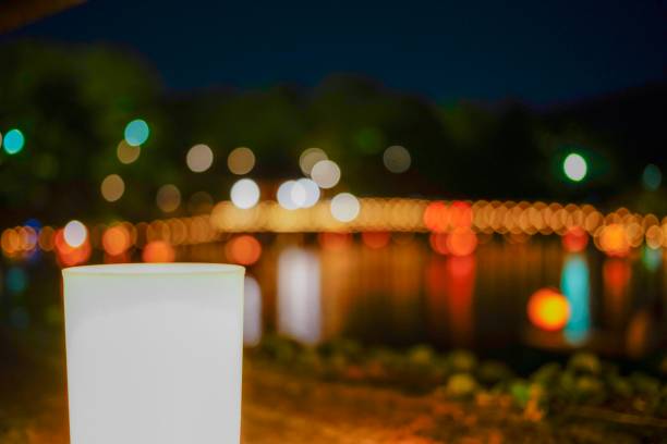 istock Candle night in ancient city Nara 1166708107