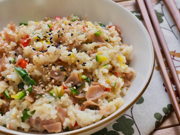 istock Asian food Vegetable fried rice 1166713408