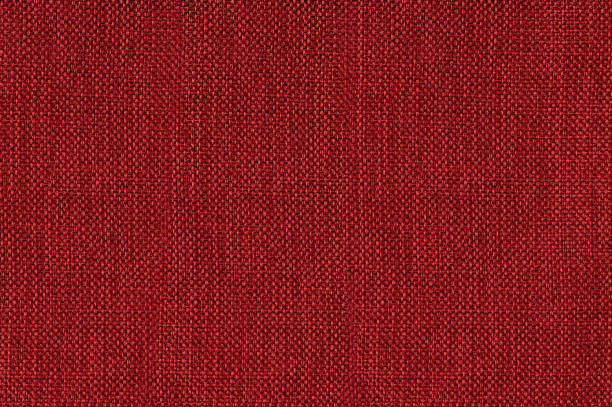 texture sans couture en tissu en lin de coton rouge - sackcloth textured textured effect burlap photos et images de collection