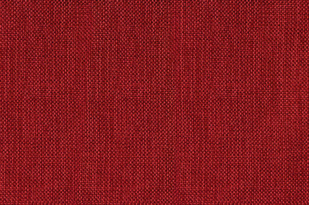 Red cotton linen fabric seamless texture