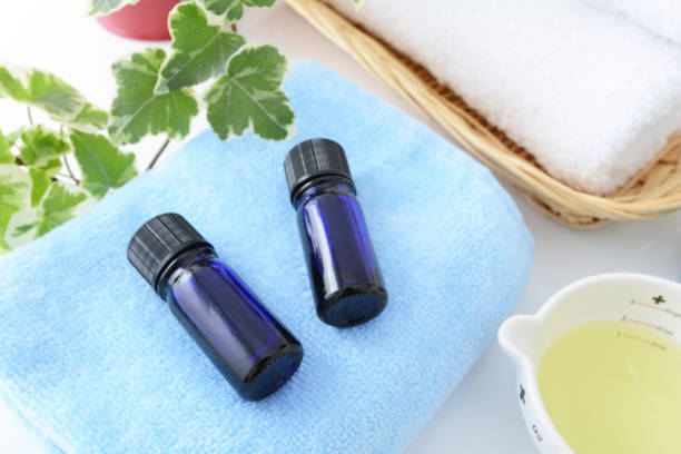 istock Bottles of essential oil 1166715104