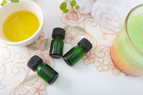 istock Bottles of essential oil 1166715132
