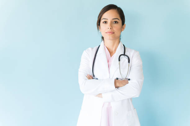 istock Healthcare Worker With Stethoscope In Studio 1166740540