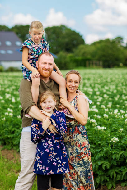 istock Family at a cherry farm 1166753515