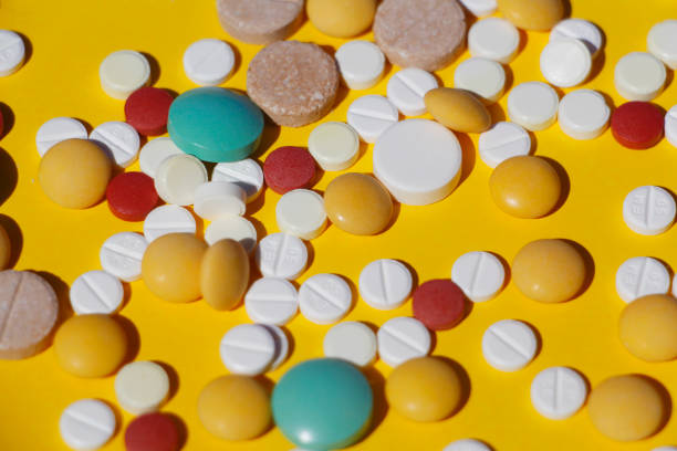 istock The tablets are scattered. The medicine. Treatment concept. 1166756059
