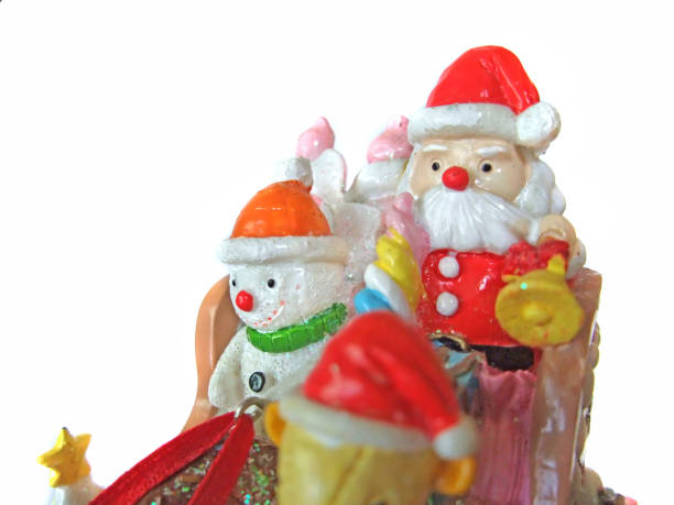 istock Santa and snowman 1166756193