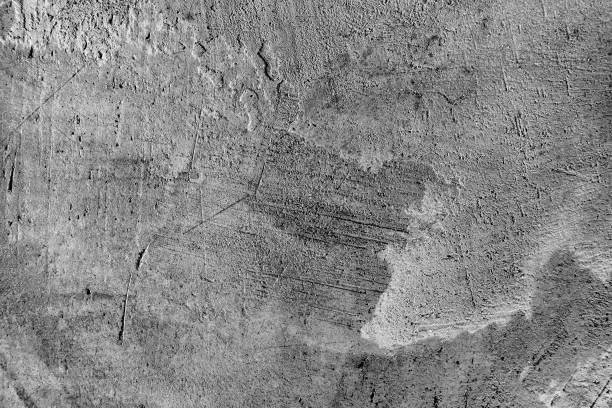 Old black and white surface of wall.