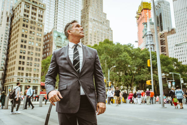 istock Senior businessman in New York 1166770091