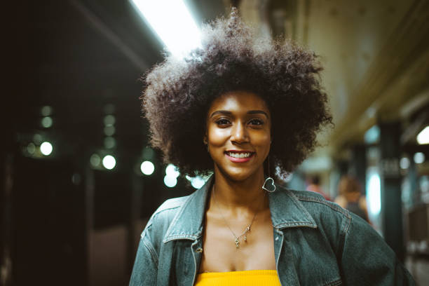 istock Beautiful woman in New York 1166774927