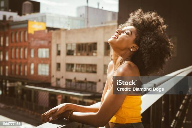 Beautiful Woman In New York Stock Photo - Download Image Now - New York ...