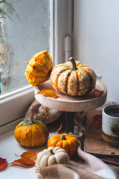 istock Decorating Pumpkins in a House 1166778957
