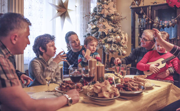 istock Family Christmas dinner 1166780649