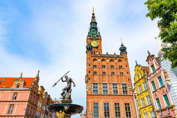 istock Neptune Fountain in Gdansk old center 1166780745