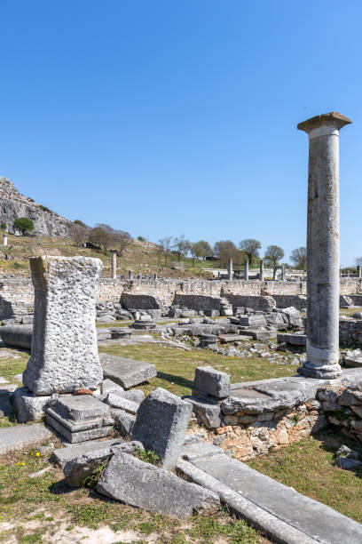 istock Ancient Ruins at archaeological site of Philippi, Greece 1166782491
