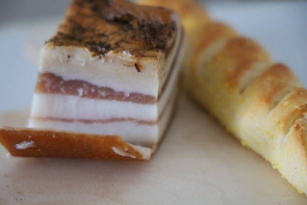 istock Dry raw pork - Serbian Slanina 1166783828
