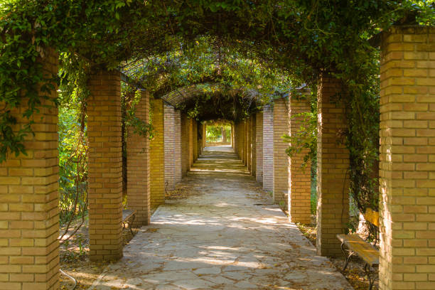 istock National garden arched pergola, Athens, Greece 1166789805