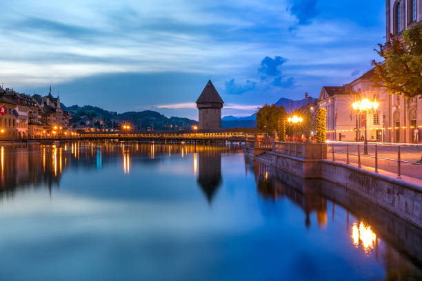 istock Lucerne at night, Switzerland 1166792387