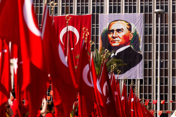 célébrations du 19 mai 2019 memoriam de mustafa kemal ataturk - national landmark editorial color image horizontal photos et images de collection