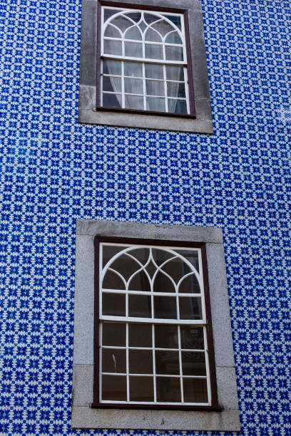 istock Tradional Portuguese facade with two windows 1166798227