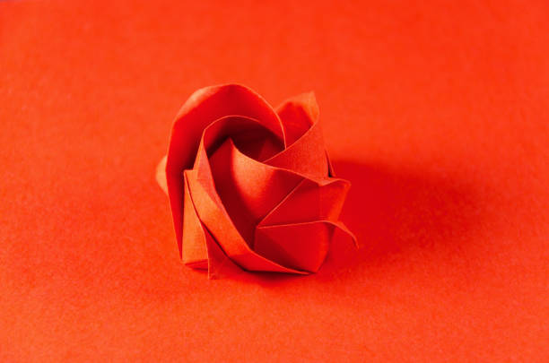 Folded paper background.