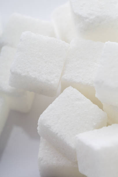 istock Sugar cube food ingredient background, closeup 1166801894