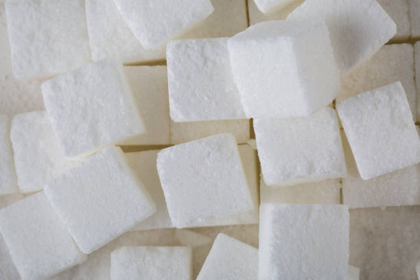 istock Sugar cube ingredient closeup. Sugar cube food ingredient background 1166802287