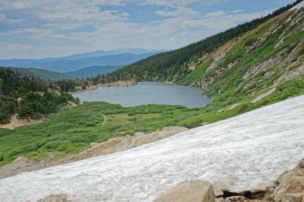 istock view from St Mary`s glacier over lake and mountains 1166805346