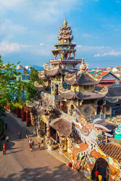 Linh Phuoc Pagoda in Dalat