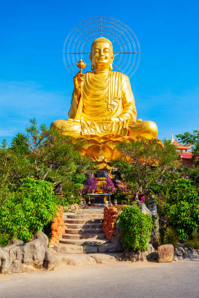 istock Golden Buddha statue in Dalat 1166806434