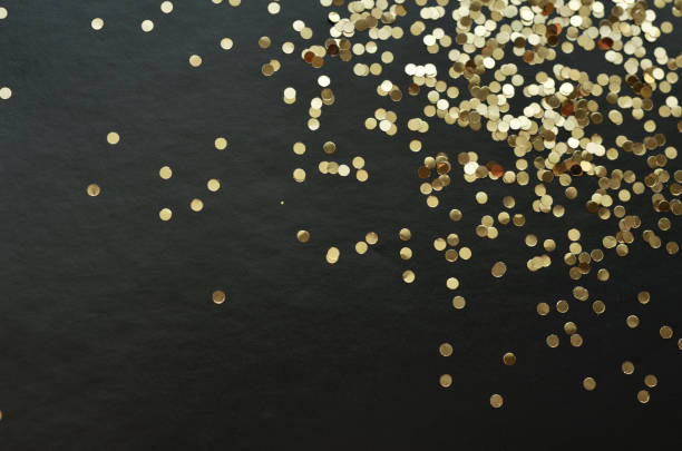 istock Gold sparkles glitter. Glitter glow festive sparkles design. 1166808475