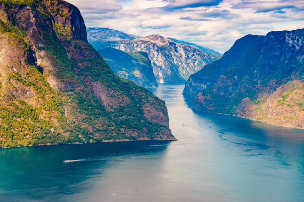 istock Fjord landscape Aurlandsfjord in Norway 1166809595