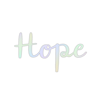 Hope Lettering Set Hope Hand Lettering With Pastel Colors Stock Illustration - Download ...