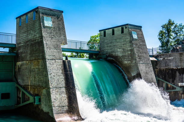 old sluice old sluice at a dam sluice photos stock pictures, royalty-free photos & images