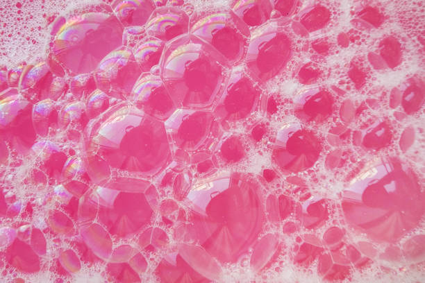 Pink soap bubbles. Abstract purple bubbles from soap for background. Pink soap bubbles. Abstract purple bubbles from soap for background. central vietnam stock pictures, royalty-free photos & images