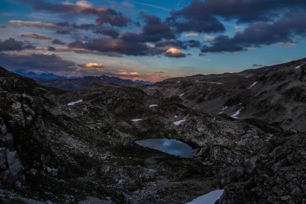 istock Swiss mountains in the evening 1166826245