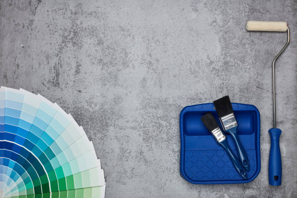istock Colour swatches, painting accessories 1166829687
