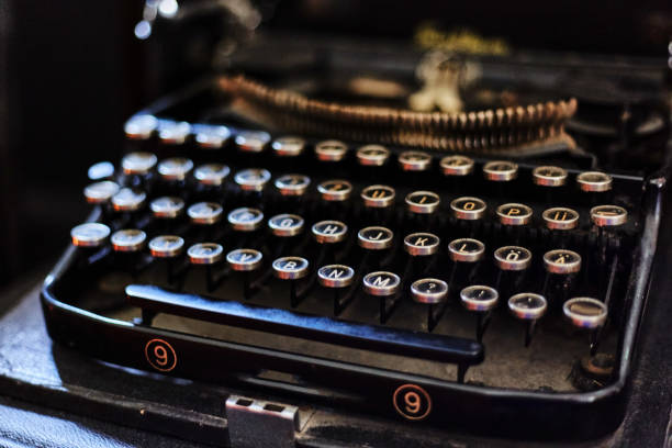 istock Letters on the keys of an old typewriter 1166830380