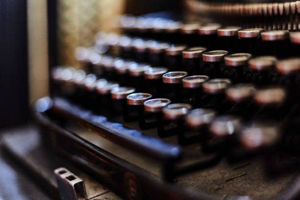 istock Letters on the keys of an old typewriter 1166831110