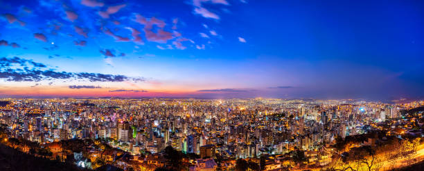 istock Aerial Panoramic View of Belo Horizonte During Sunset 1166832301