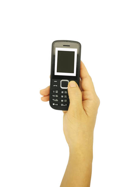istock human hand and cellphone on white background 1166834811