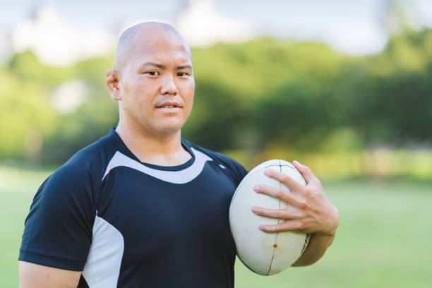 istock Portrait of rugby player 1166834915