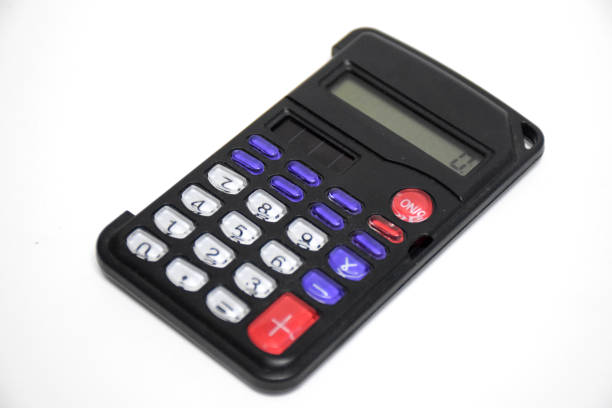 istock The mini calculator isolated on white background 1166835001